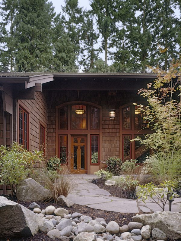 Country Home and a Landscaped Yard